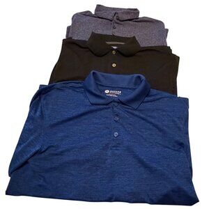 LOT of 3 Old Navy/Haggar/Ben Hogan Men's Short-Sleeve Collar Polo Shirts Size S